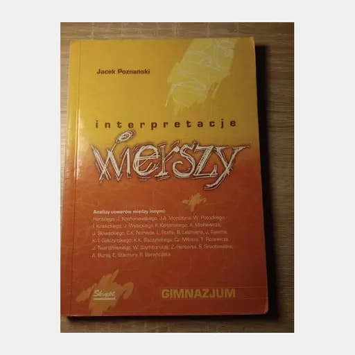 Interpretacje wierszy