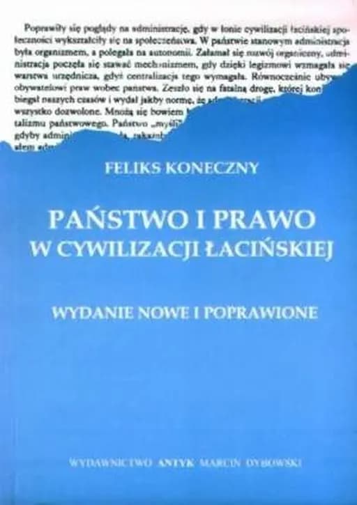 Państwo i prawo w cywilizacji łacińskiej