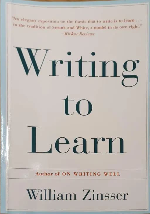 WRITING TO LEARN RC