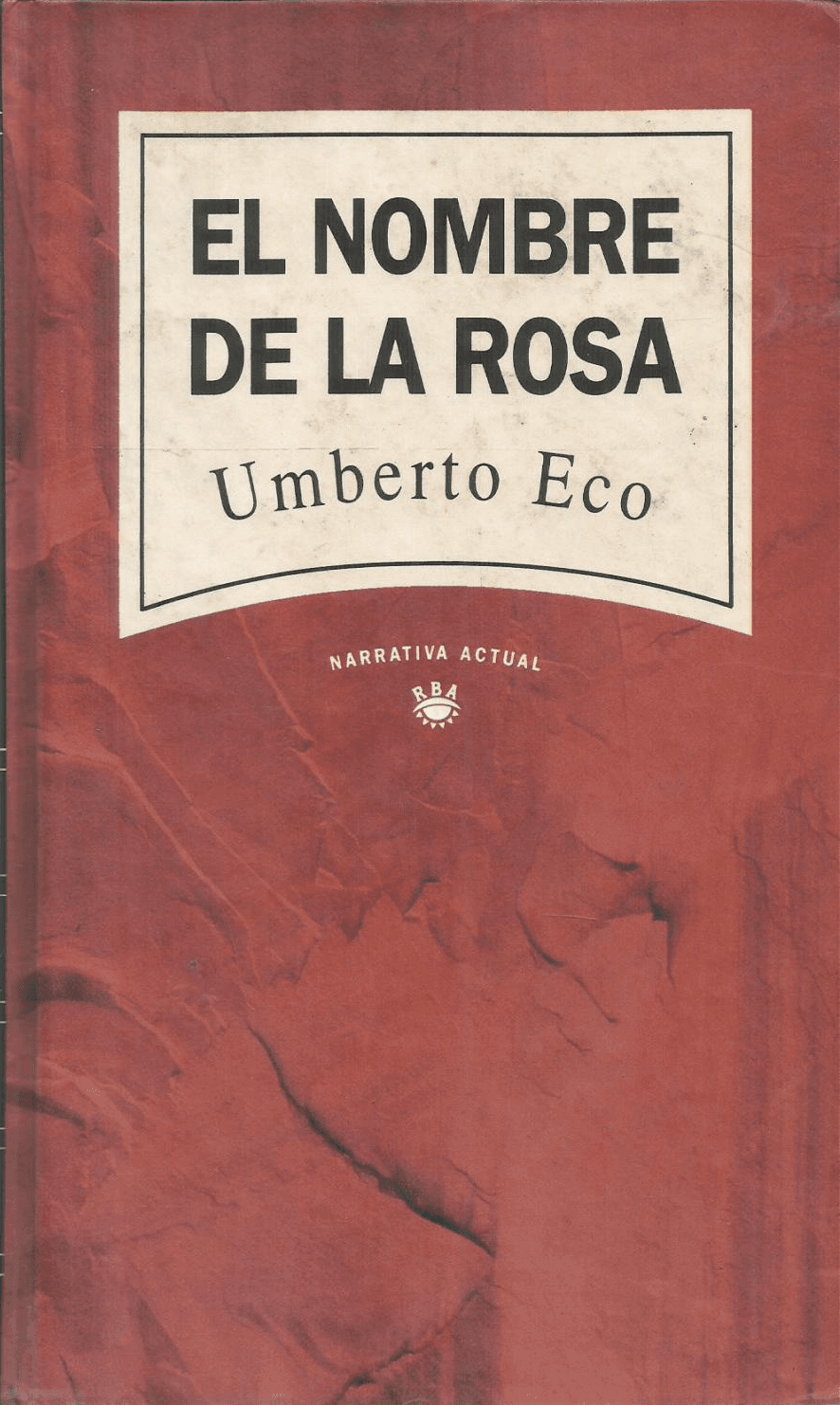 Okładka książki „El nombre de la rosa” — Umberto Eco