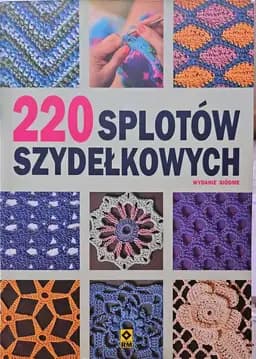 Okładka książki „220 splotów szydełkowych” — Wydawnictwo RM