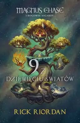 Okładka książki „9 z dziewięciu światów opowiadnia” — Riordan, Rick (1964)