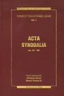 Okładka książki „Acta synodalia ab anno 50 ad annum 381” — Arkadiusz Baron, Henryk Pietras