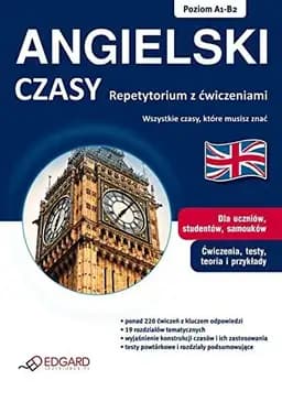 Okładka książki „Angielski Czasy : Repetytorium Z Ćwiczeniami” — Ewelina Cieślak, Marcin Frankiewicz