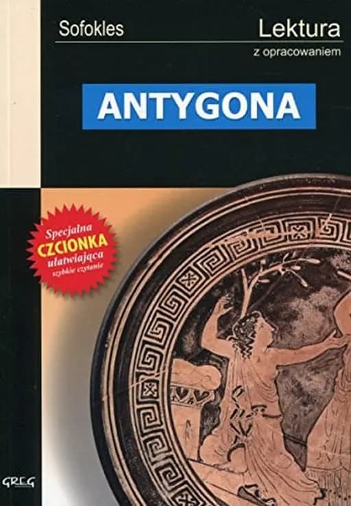 Okładka książki „Antygona” — Sofokles
