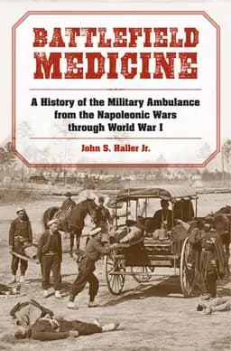 Okładka książki „Battlefield Medicine A History of the Military Ambulance from the Napoleonic Wars…