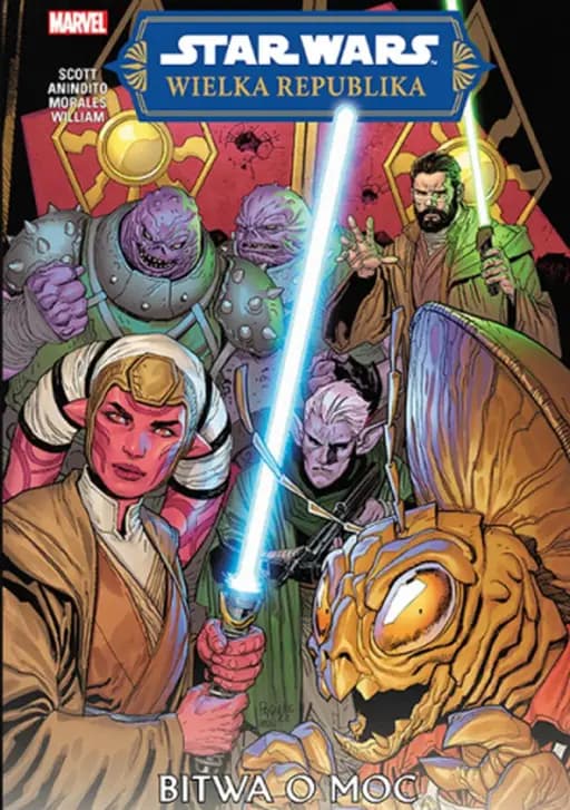 Okładka książki „Star Wars. Wielka Republika. Bitwa o moc” — Cavan Scott