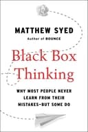 Okładka książki „Black Box Thinking” — Matthew Syed