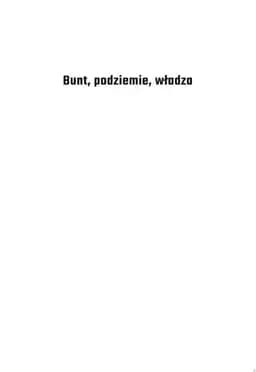 Okładka książki „BUNT, PODZIEMIE, WŁADZA Polscy komuniści i ich socjalizacja polityczna do roku…