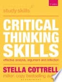 Okładka książki „Critical Thinking Skills” — Stella Cottrell