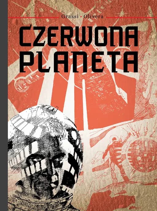 Okładka książki „Czerwona planeta” — Wydawnictwo Mandioca