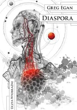 Okładka książki „Diaspora” — Egan, Greg