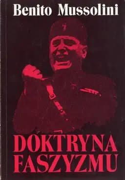 Okładka książki „Doktryna faszyzmu” — Benito Mussolini