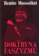 Okładka książki „Doktryna faszyzmu” — Benito Mussolini
