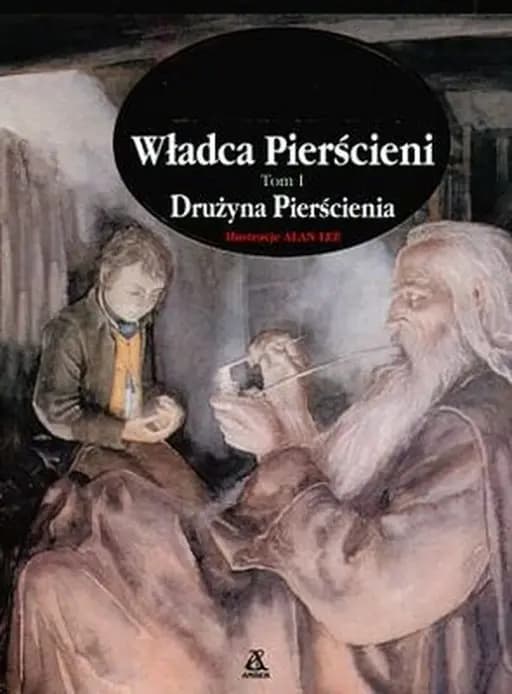 Okładka książki „Drużyna pierścienia” — J. R. R. Tolkien
