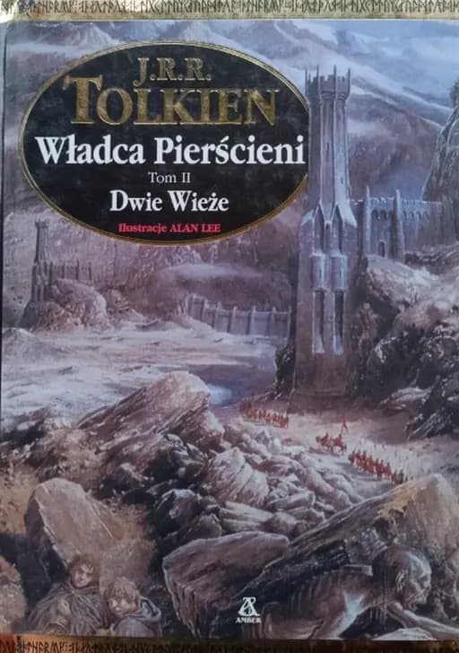 Okładka książki „Dwie wieże” — J. R. R. Tolkien