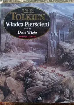 Okładka książki „Dwie wieże” — J. R. R. Tolkien