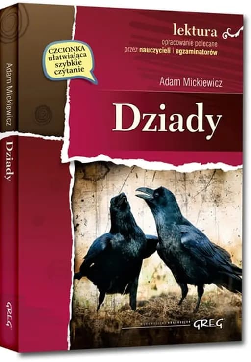 Okładka książki „Dziady” — Adam Mickiewicz