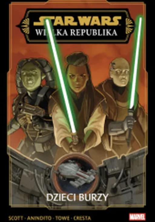 Okładka książki „Star Wars. Wielka Republika. Dzieci burzy” — Cavan Scott