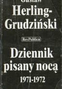 Okładka książki „Dziennik pisany nocą. 1971-1972 (pol.) Dziennik pisany nocą 1971-1972 /”