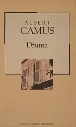 Okładka książki „Dżuma” — Albert Camus