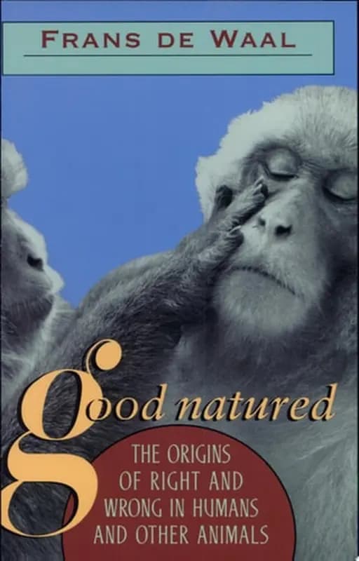 Okładka książki „Good Natured The Origins of Right and Wrong in Humans and Other Animals”