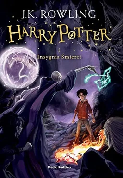 Okładka książki „Harry Potter i Insygnia Śmierci” — J. K. Rowling