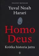Okładka książki „Homo deus krótka historia jutra” — Yuval Noah Harari