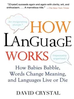 Okładka książki „How Language Works” — Crystal, David