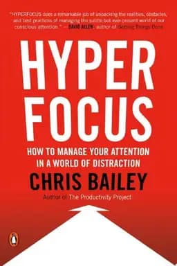 Okładka książki „Hyperfocus” — Chris Bailey
