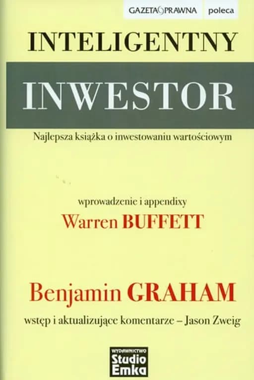 Okładka książki „Inteligentny inwestor” — Benjamin Graham