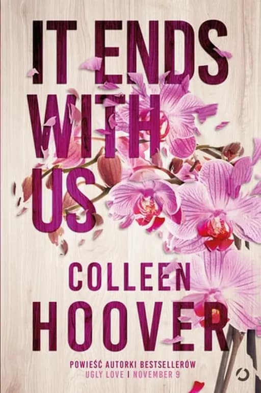 Okładka książki „It ends with us” — Colleen Hoover