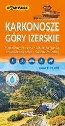 Okładka książki „Karkonosze, Góry Izerskie : mapa wodoodporna : skala 1:35 000 / Karkonosze i Góry…