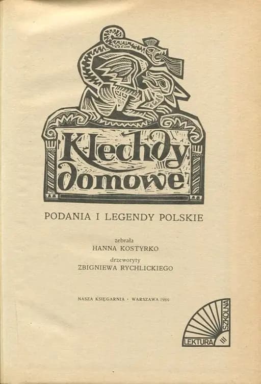 Okładka książki „Klechdy domowe : podania i legendy polskie / Jak powstała wyspa Lalka na jeziorze…