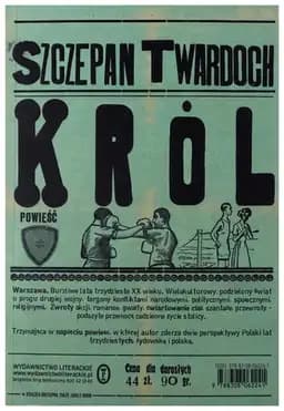 Okładka książki „Król” — Szczepan Twardoch
