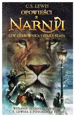 Okładka książki „Lew, czarownica i stara szafa” — C. S. Lewis