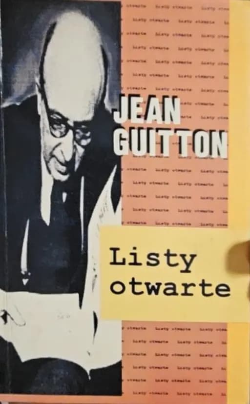 Okładka książki „Listy otwarte / Lettres ouvertes,” — Guitton, Jean (1901)