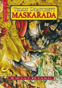 Okładka książki „Maskarada - Terry Pratchett [KSIÄĹťKA]” — Pratchett, Terry (1948)