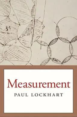 Okładka książki „Measurement” — Paul Lockhart