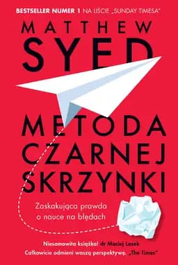 Okładka książki „Metoda czarnej skrzynki” — Matthew Syed
