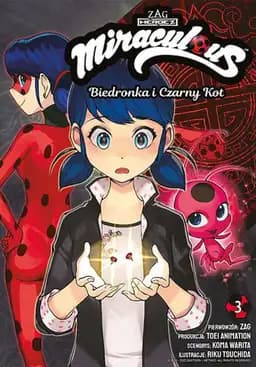 Okładka książki „Miraculous Biedronka i Czarny Kot” — Wydawnictwo Studio JG