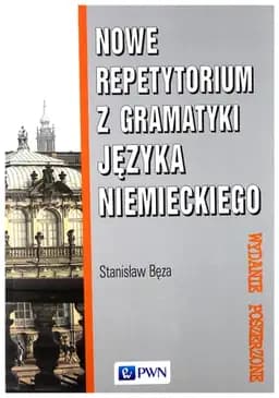 Okładka książki „Nowe repetytorium z gramatyki jezyka niemieckiego” — Stanisław Be̜za