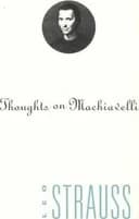 Okładka książki „O Machiavellim / Thoughts on Machiavelli, Biblioteka Teologii Politycznej t. 25”