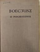 Okładka książki „O pocieszeniu” — Boecjusz
