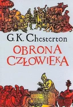 Okładka książki „Obrona czlowieka BR w.3” — G.K. Chesterton