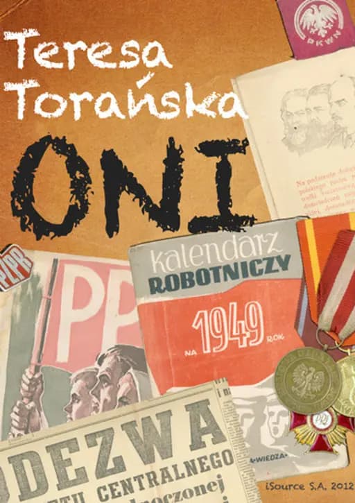 Okładka książki „ONI” — Teresa Torańska