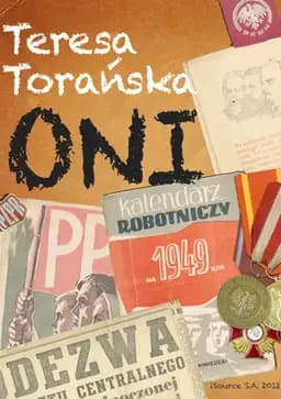 Okładka książki „ONI” — Teresa Torańska