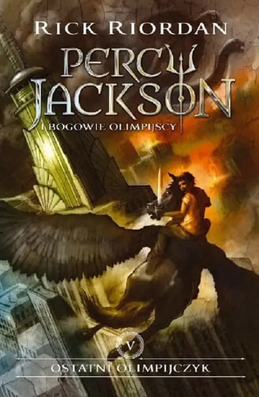 Okładka książki „Ostatni Olimpijczyk” — Rick Riordan