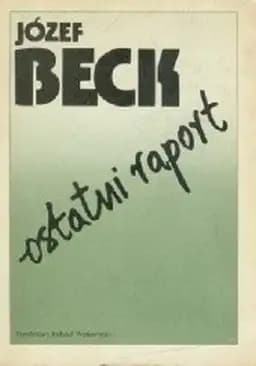 Okładka książki „Ostatni raport /”