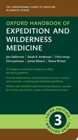 Okładka książki „Oxford Handbook of Expedition and Wilderness Medicine”
